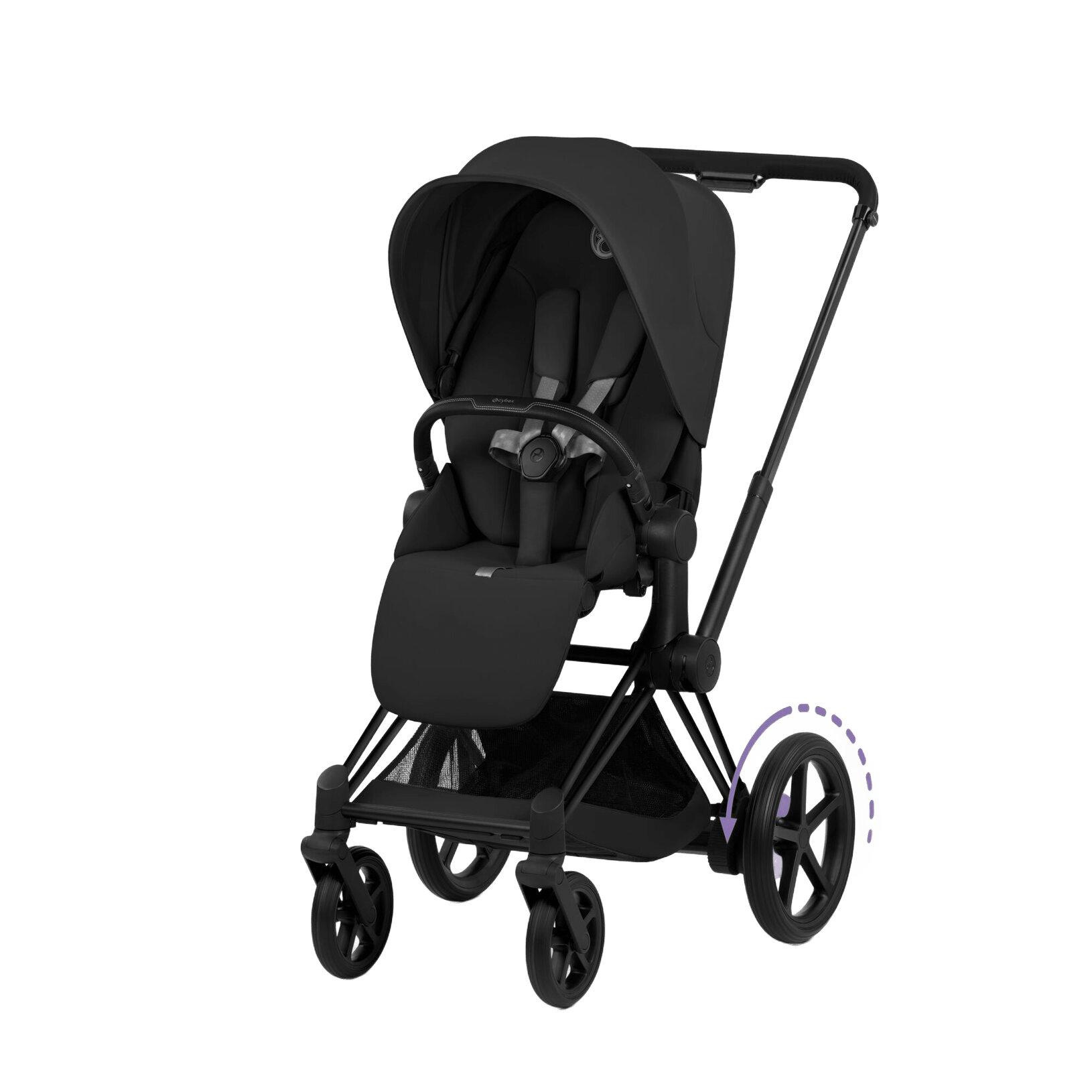 ePriam Comfort Matt Black + Alcofa Fold - Sepia Black miniatura 4